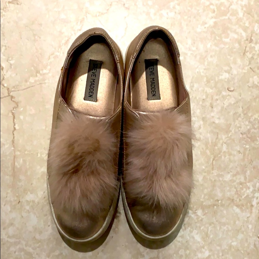Steve Madden rose gold shoes